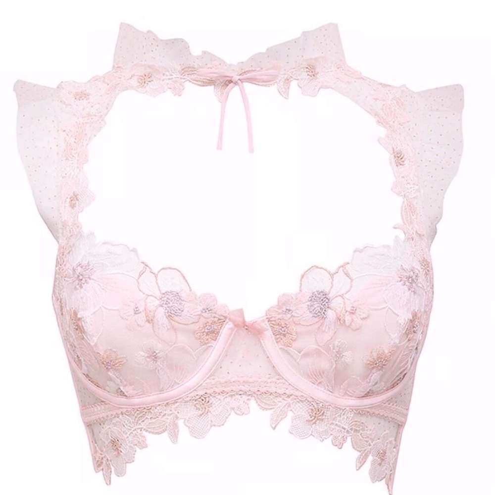 FOR LOVE & LEMONS Mae High Neck Underwire Bra